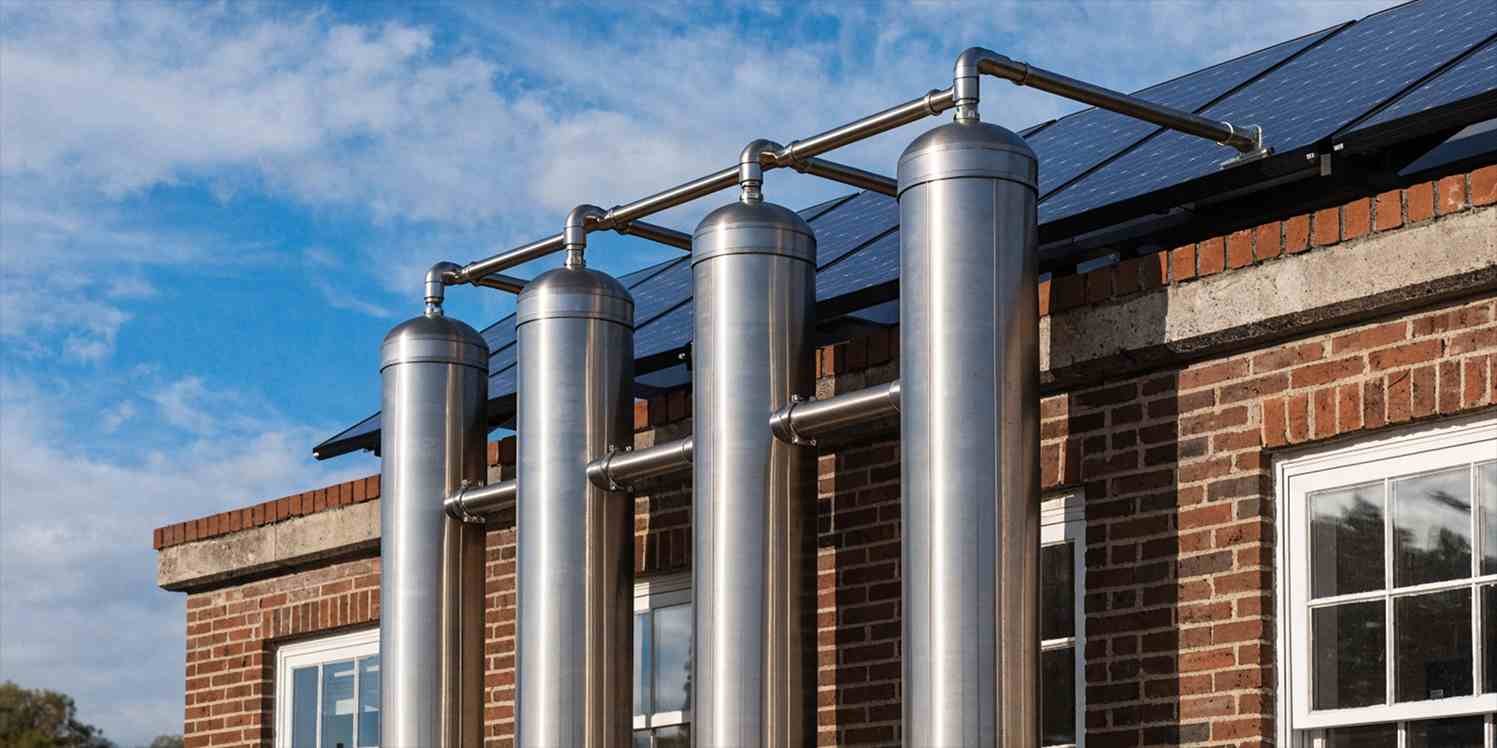 Commercial solar power integration on tropical resort roofs
